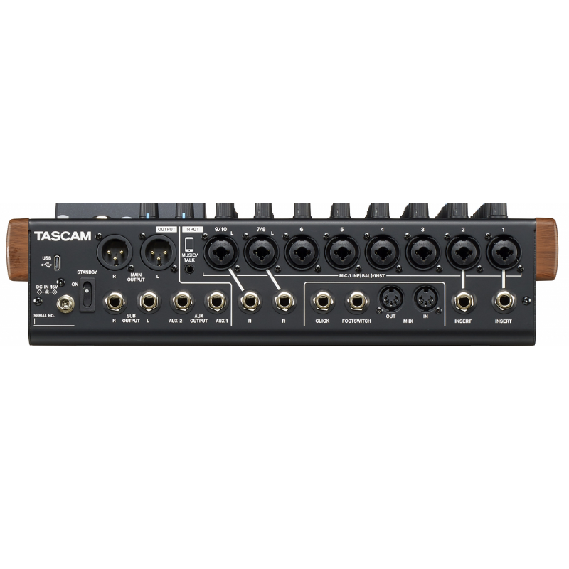 Tascam Model 12 10 Kanal Analog Mikser & 12 Kanal Digital Kayıt Mikseri