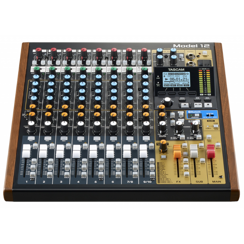 Tascam Model 12 10 Kanal Analog Mikser & 12 Kanal Digital Kayıt Mikseri