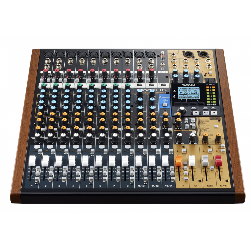 Tascam Model 16 14 Kanal Analog Mikser & 16 Kanal Digital Kayıt Özellikli Mikser