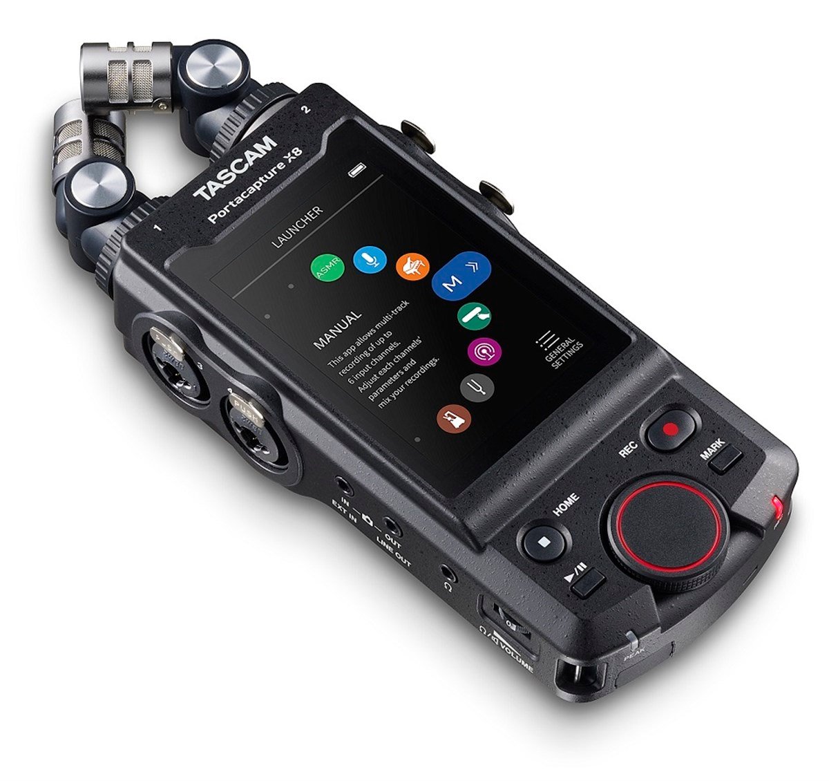 Tascam Portacapture X8 High-Resolution Multi-Track Handheld Recorder Taşınabilir Kayıt Cihazı