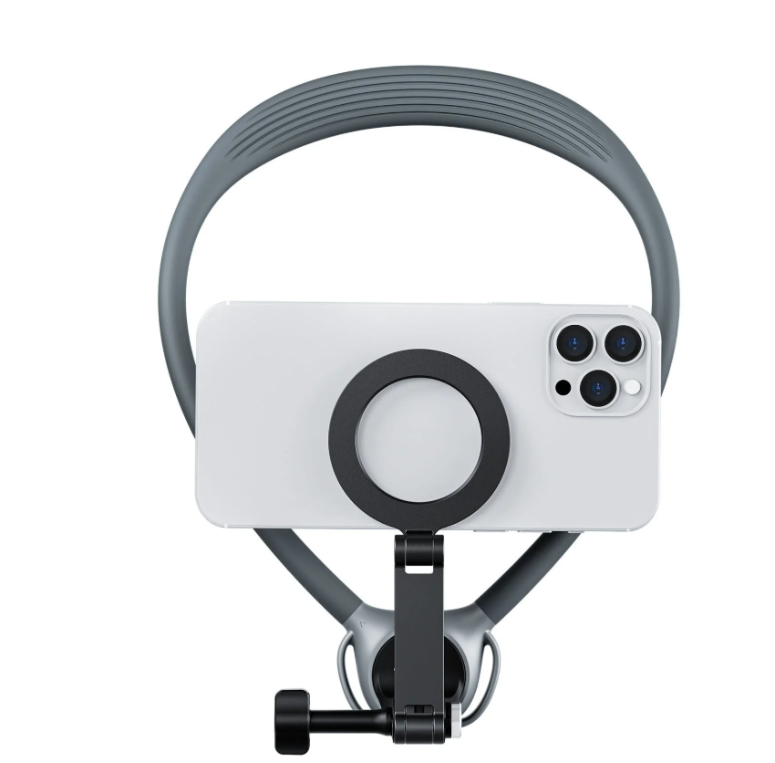 TELESIN 2in1 Magnetic Neck Mount Gri (P2-HNB-02-GY)