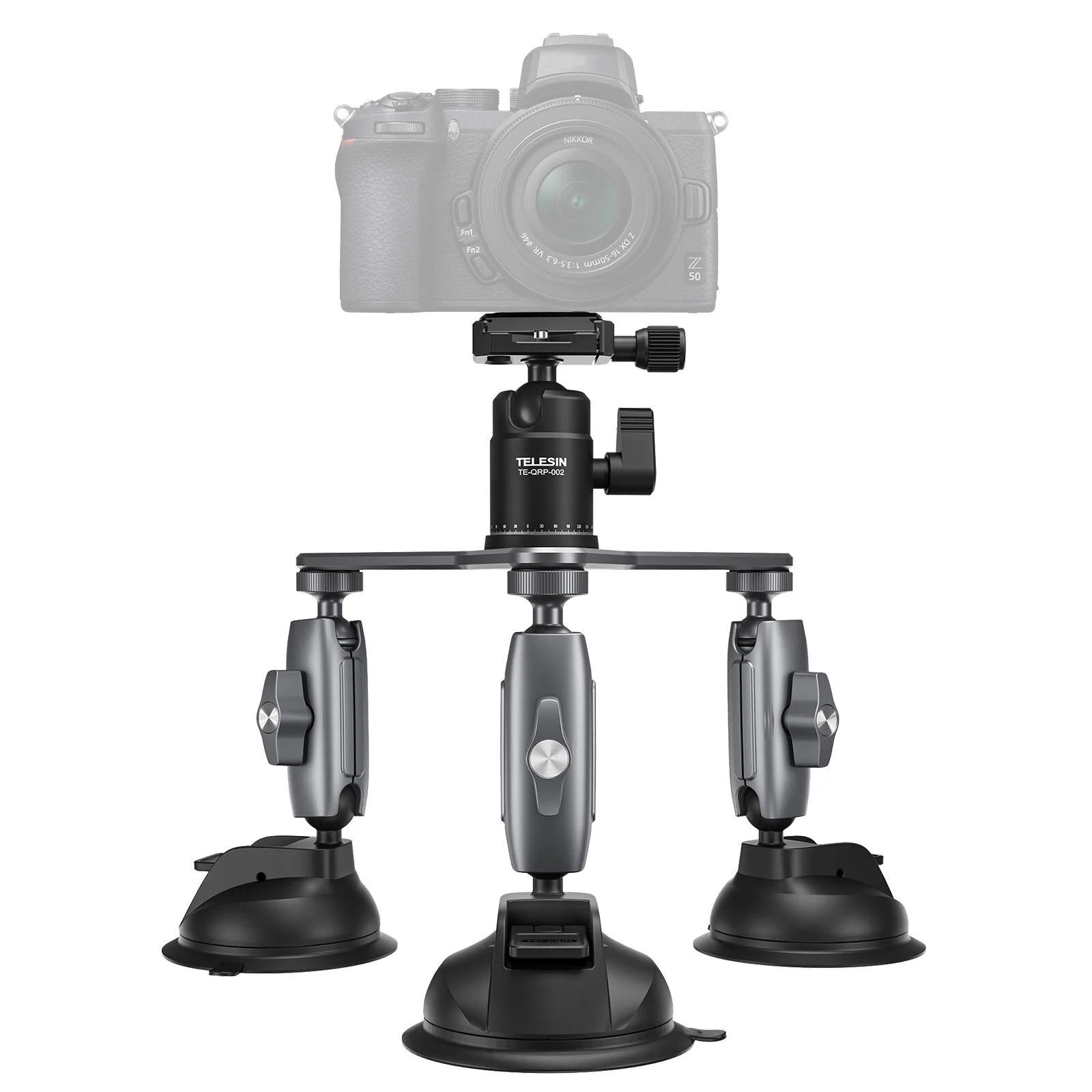 TELESIN 3 Kollu Suction Cup