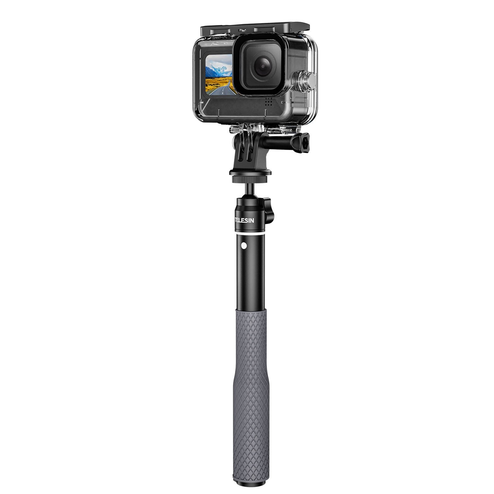 Telesin Alüminyum Su Altı için Selfie Stick