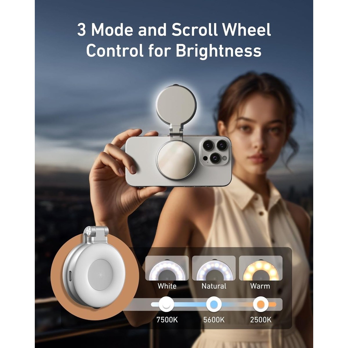 Telesın C03 Magnetic Selfie Light