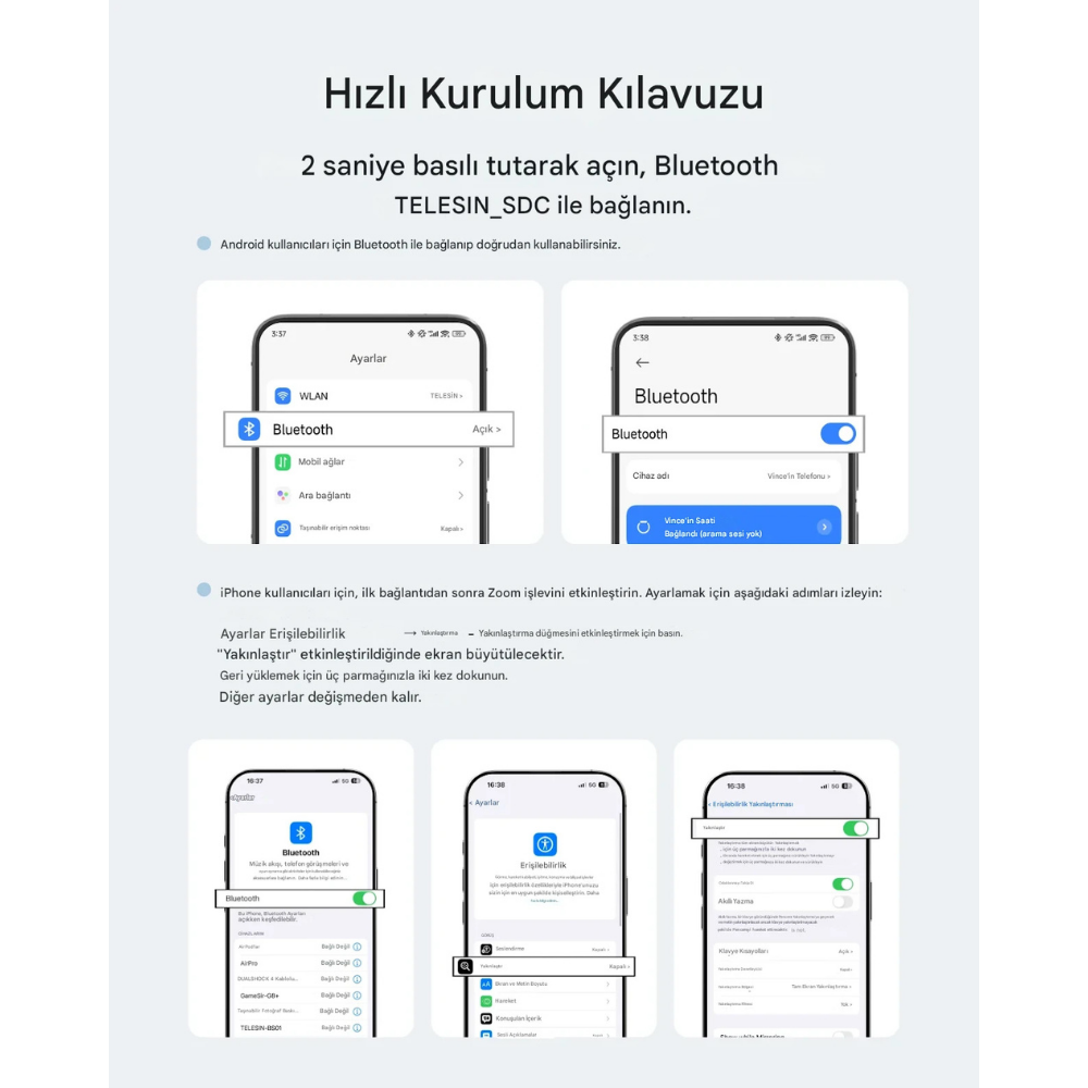 Telesin Cep Telefonu için Su Altı Koruma Kabı