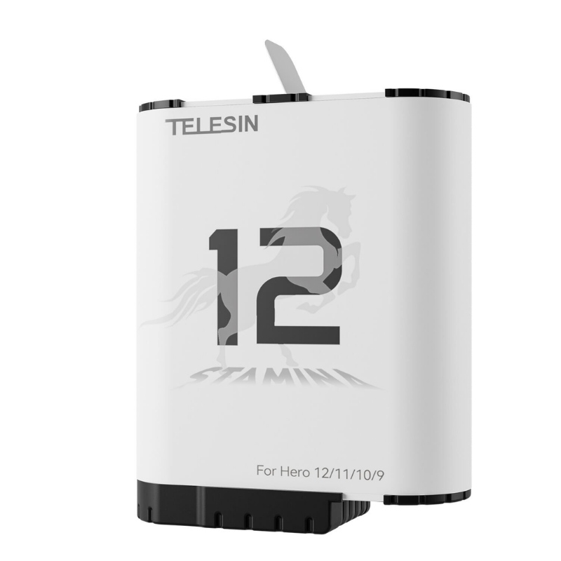 Telesin GoPro HERO12 Batarya (HERO11/10/9 Uyumlu)