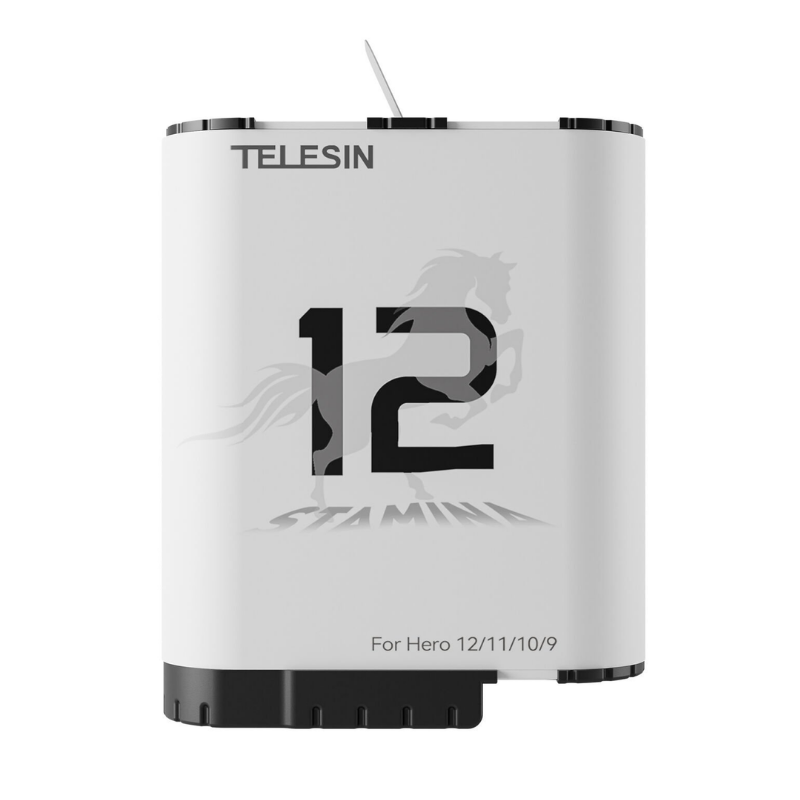 Telesin GoPro HERO12 Batarya (HERO11/10/9 Uyumlu)