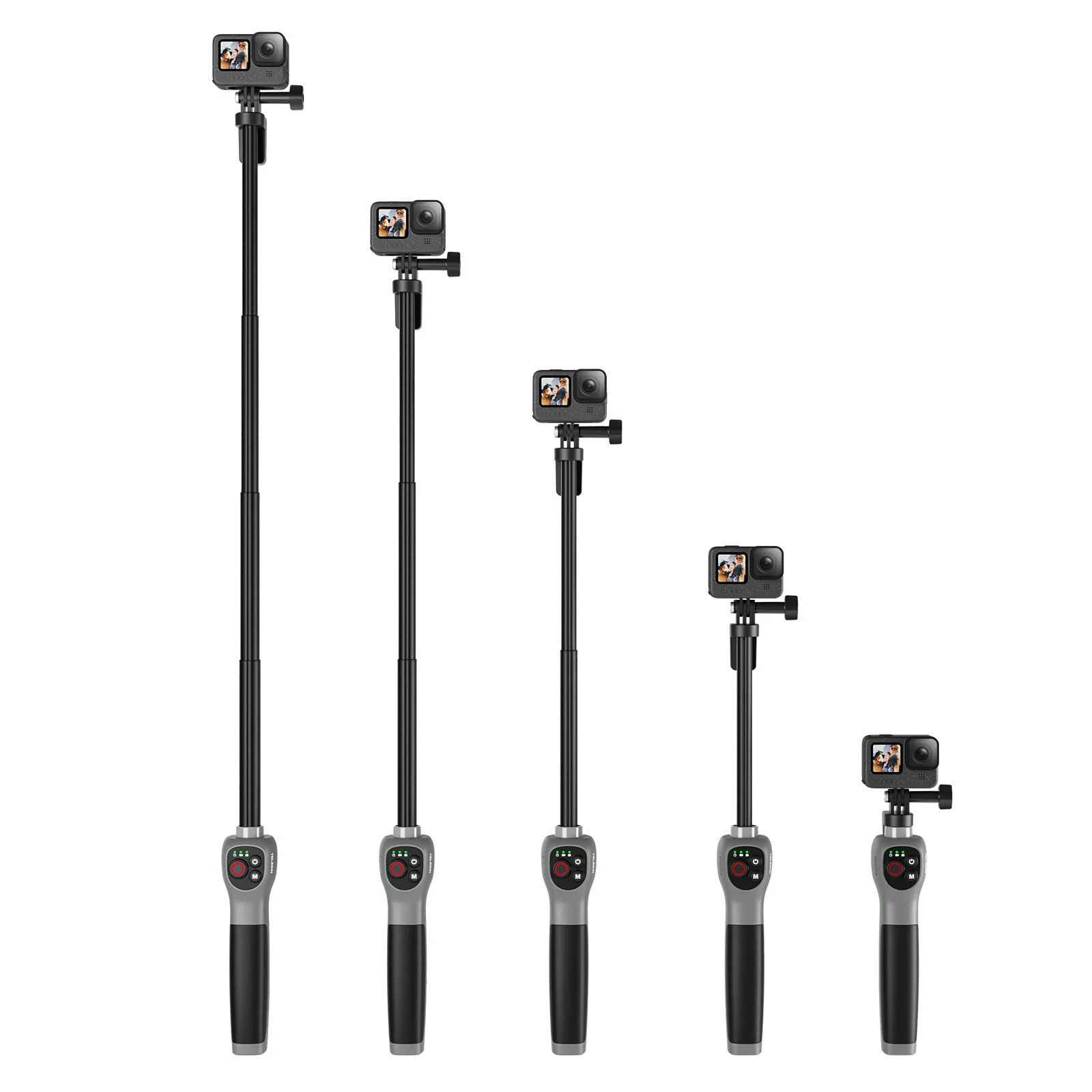 Telesin GoPro HERO13 Su Altı Remote Controller Selfie Stick