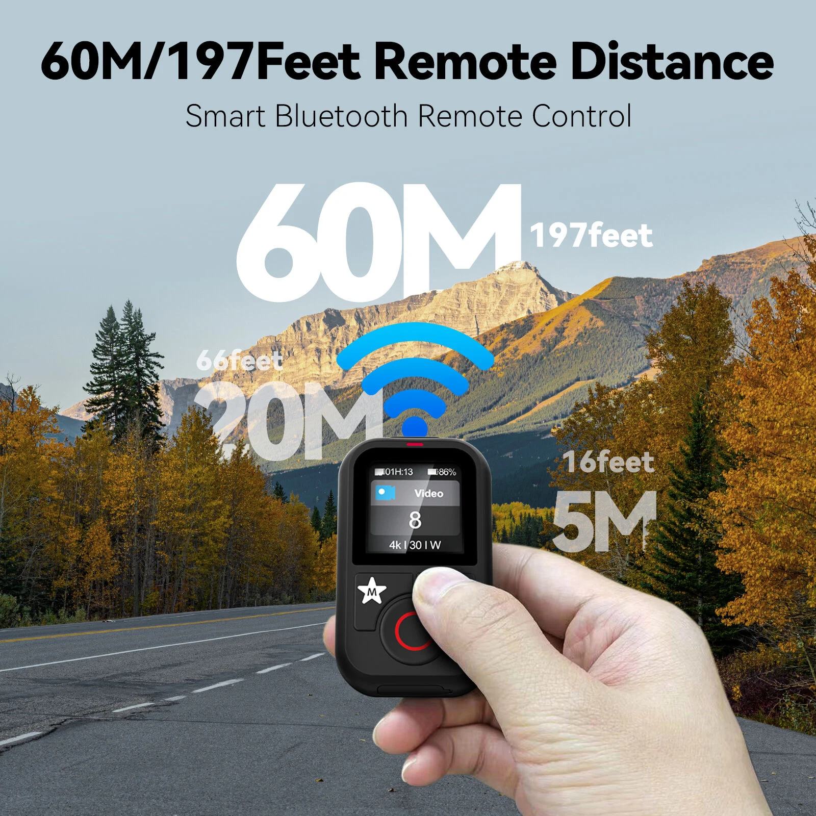 Telesin GoPro Remote Controller (HERO13-12-11-10-9-Max Uyumlu)