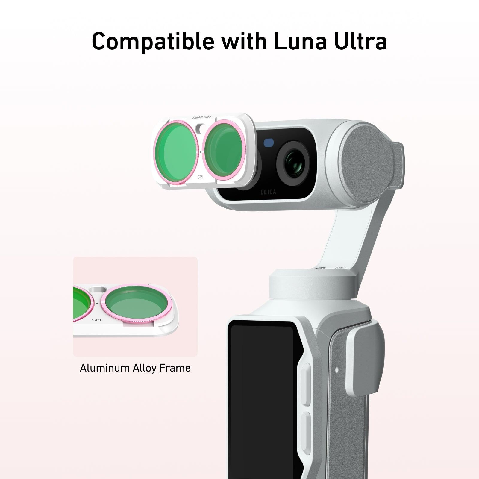 Telesin Insta360 Luna Ultra Manyetik Filtre Kiti (3'lü)
