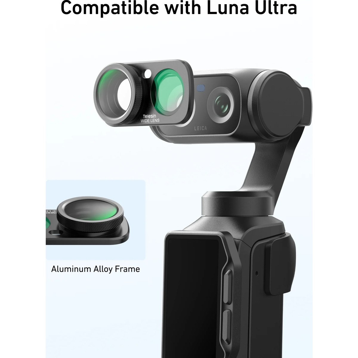 Telesin Luna Ultra Için Geniş Açı Lens