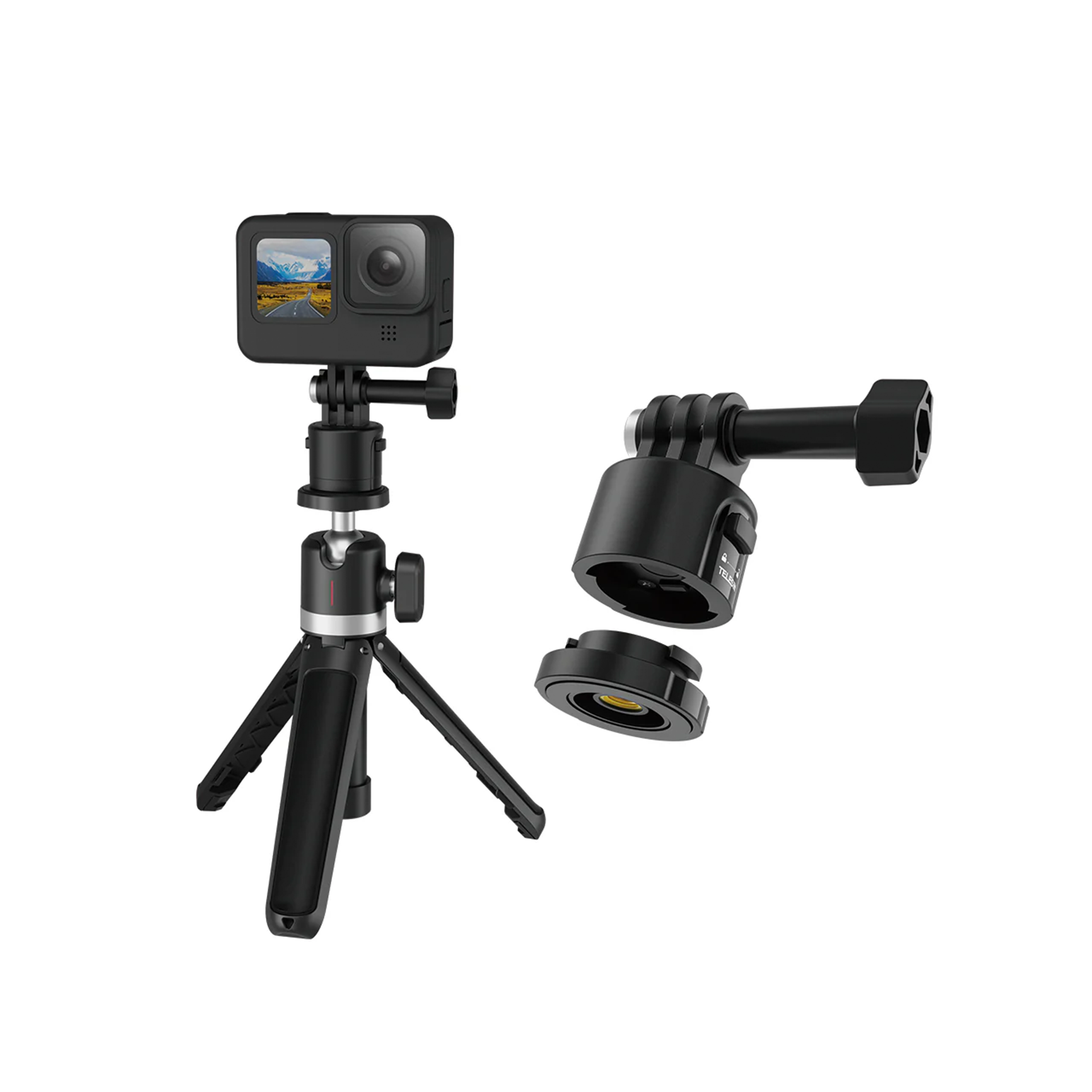 Telesin Magnetic Quick Release Adapter Set