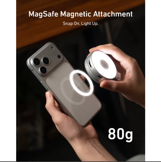 TELESIN Magnetic RGB Selfie Ring Light