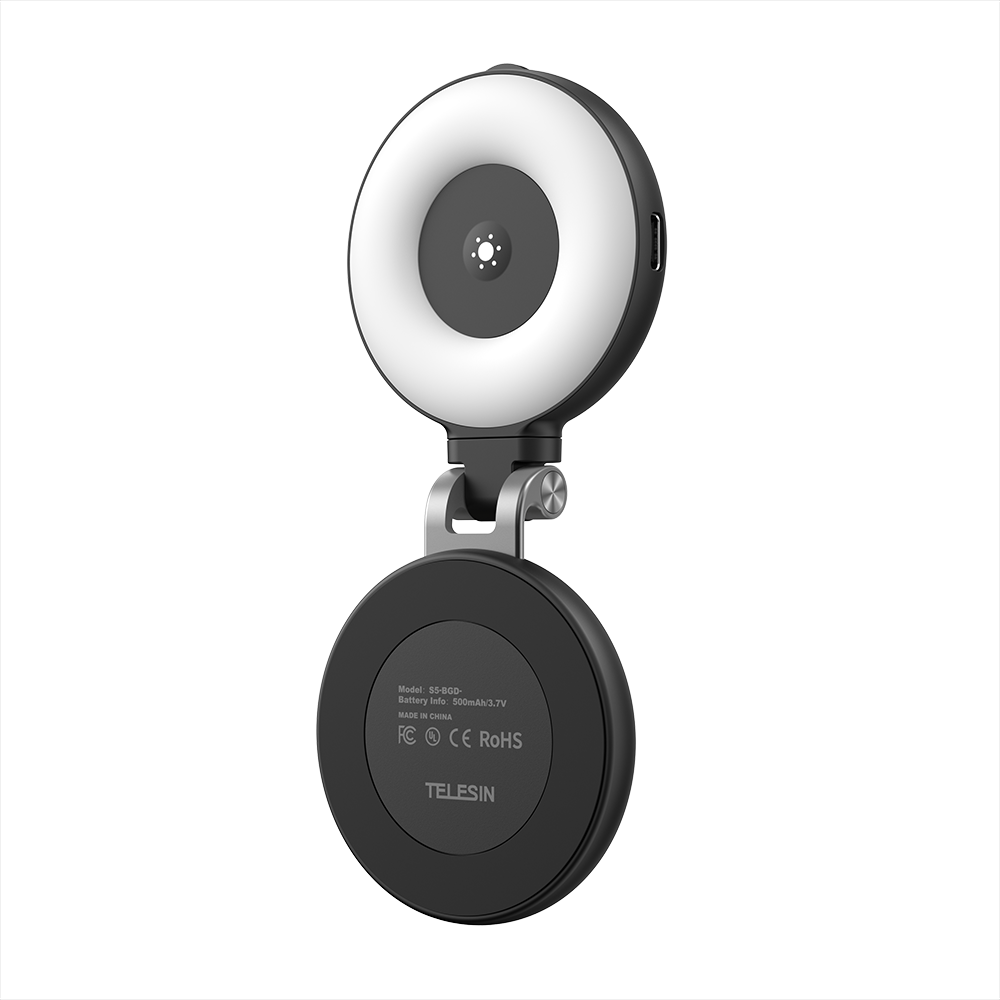 TELESIN Magnetic Selfie Light (Black)