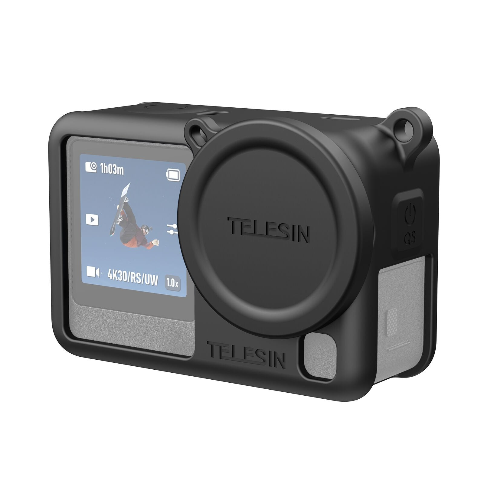 Telesin Osmo Action 6 için Silikon Koruyucu Kılıf
