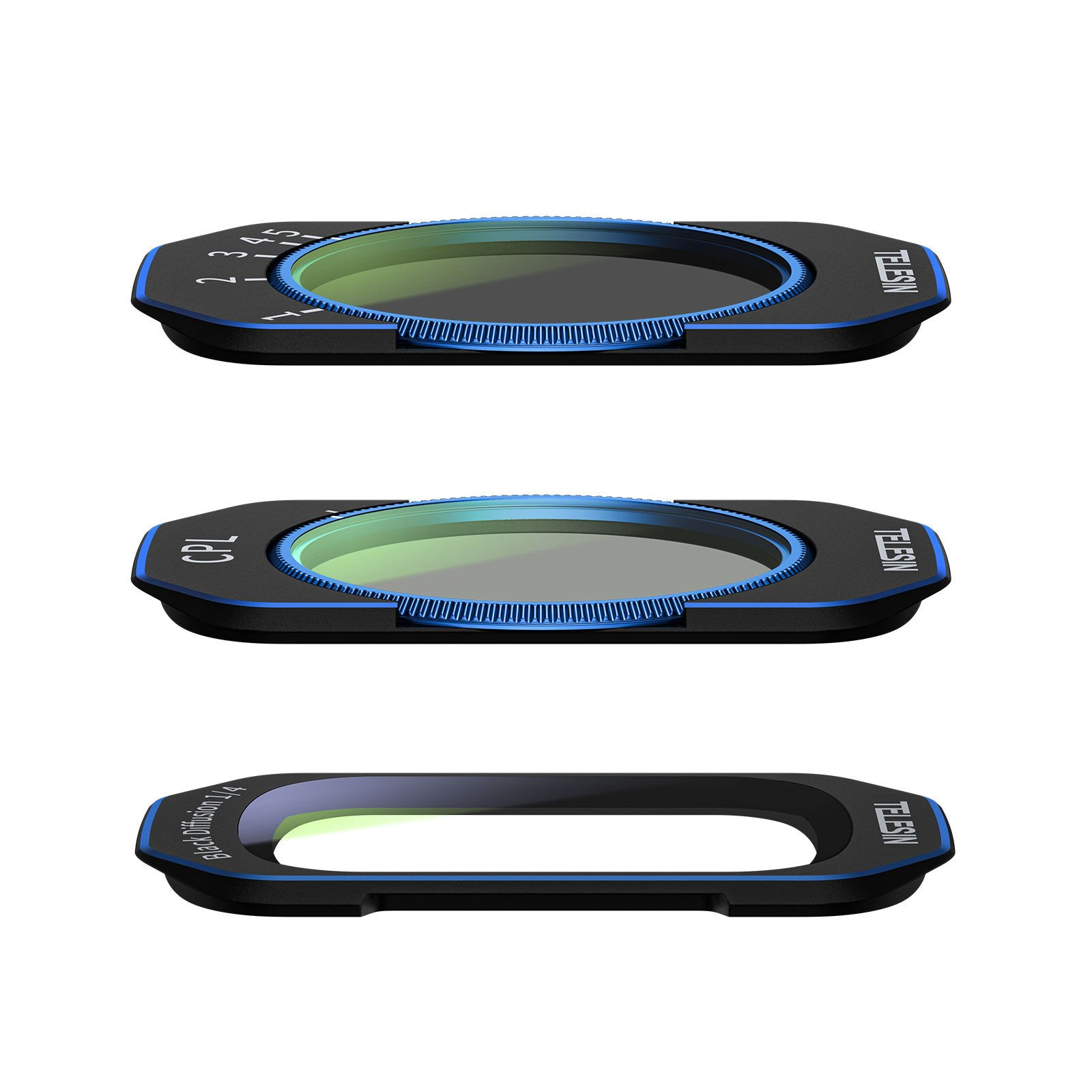 Telesin Osmo Pocket 3 Filtre Seti (VND + CPL + Black Mist)