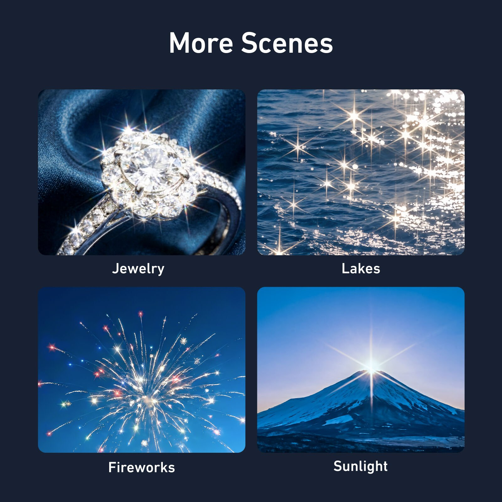 Telesin Osmo Pocket 3 Six-Point Star Filter