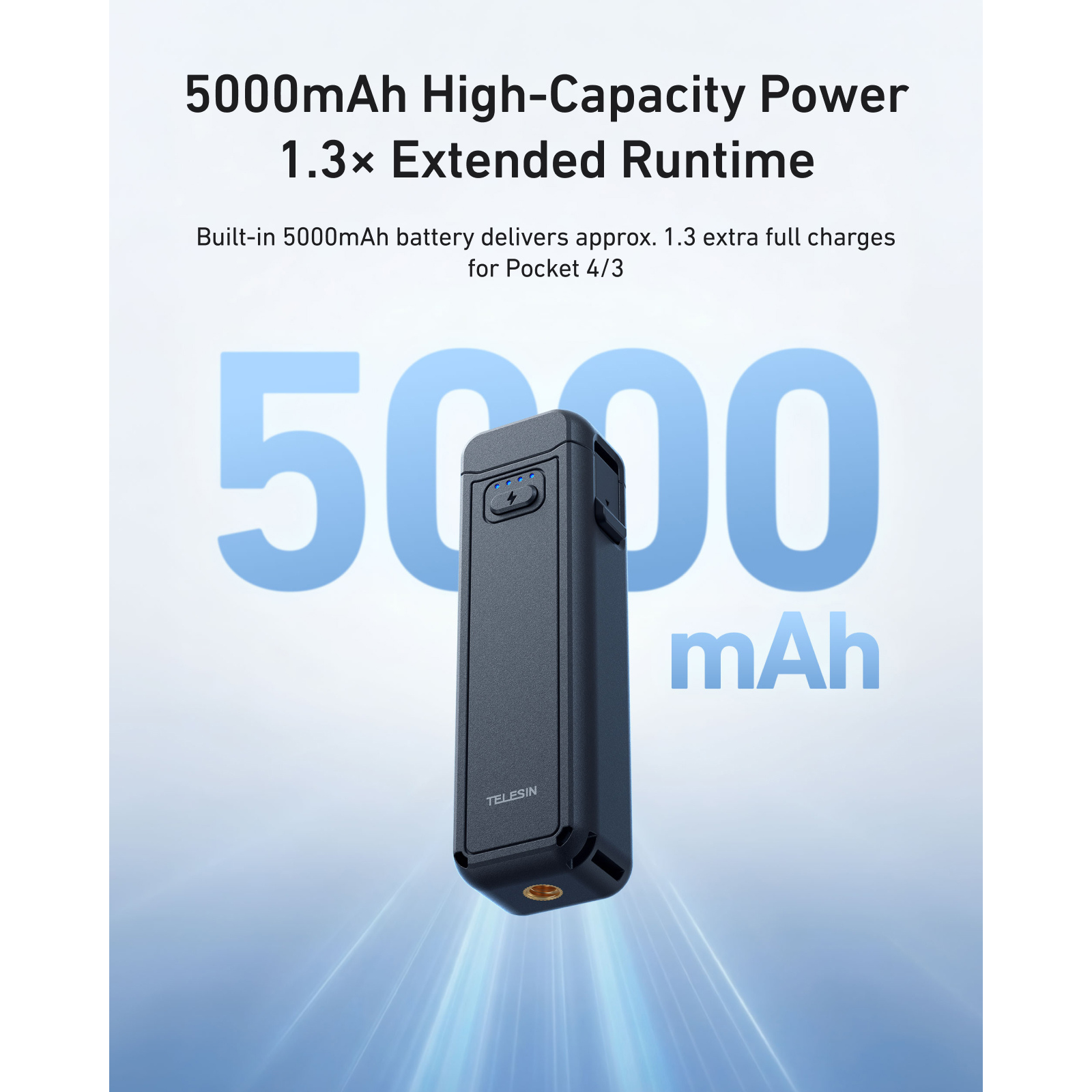 Telesin Osmo Pocket 4 Battery Handle