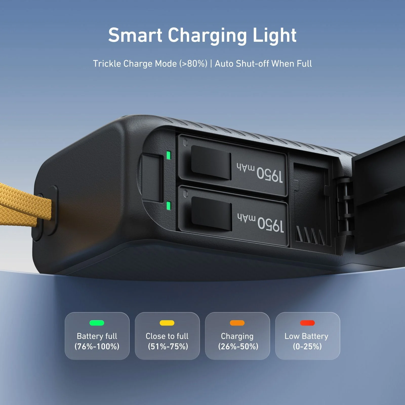 Telesin Portable Power Battery (Osmo Action 6, 5 Pro, Osmo 360 Uyumlu)