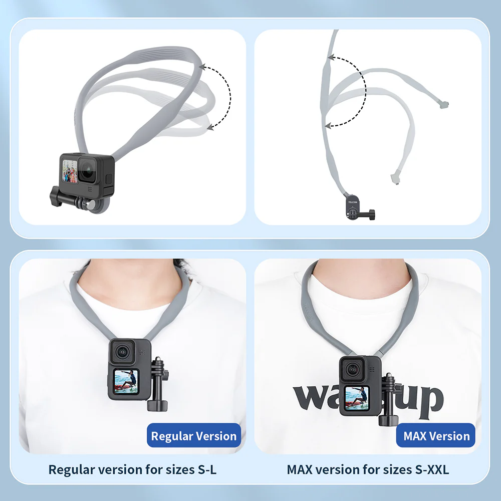 Telesin U Shape Neck Holder Mount TE-HNB-002-MAX