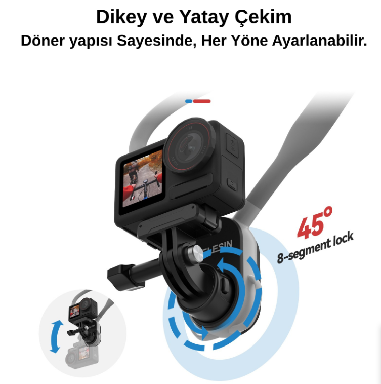 Telesin U Shaped Neck Mount 2.0 (Max)
