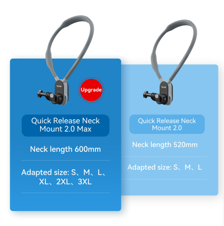 Telesin U Shaped Neck Mount 2.0 (Max)