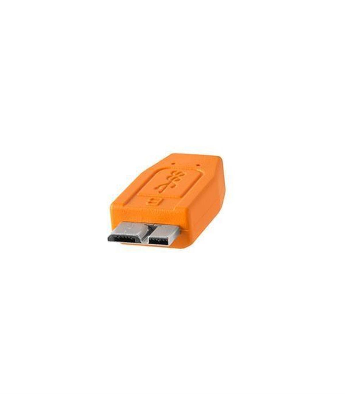 Tether Tools TetherPro USB 3.0 to Micro-B Turuncu 30 cm Bağlantı Kablosu