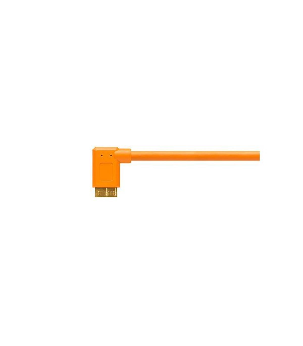 TetherPro USB 3.0 to Micro-B Right Angle Dik Açılı 4.6 m Bağlantı Kablosu