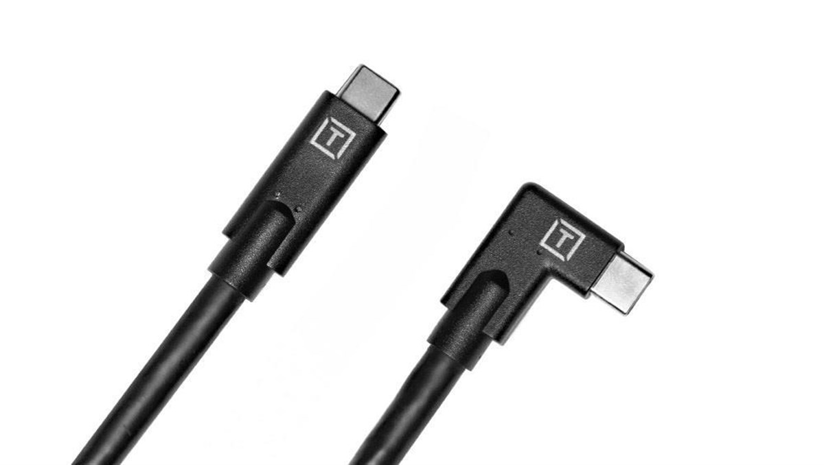 TetherPro USB-C to USB 3.0 Micro-B 4.6 m Dik Açılı Bağlantı Kablosu