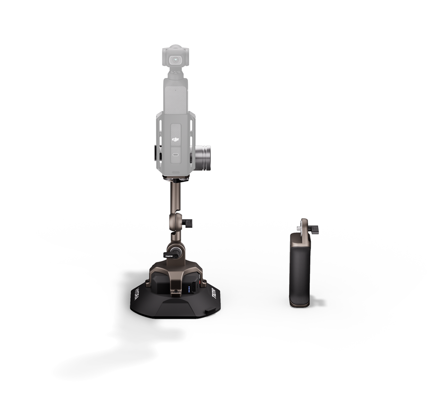 Tilta HDA-T15-C-DB Hydra Alien Mini Araba Ultimate Kiti DJI Action 3/4 DJI Pocket 3 Insta360 X4/X3 ve Khronos Ecosystem'li iPhone ile Uyumlu