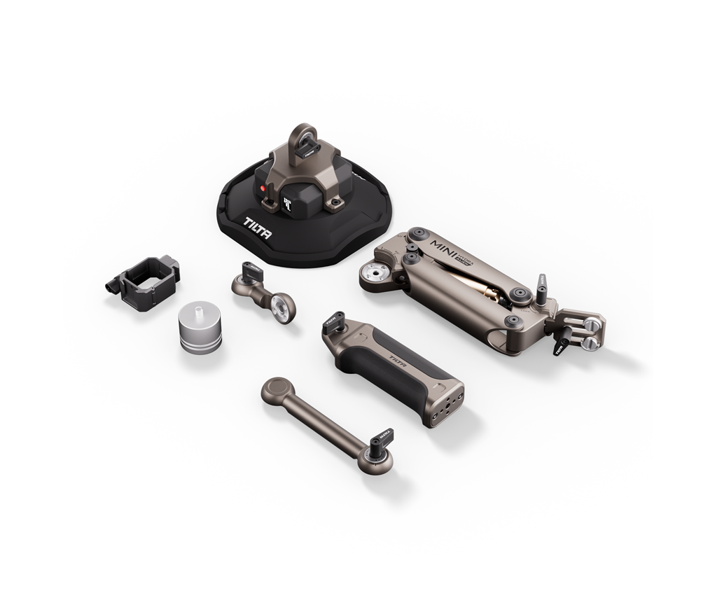 Tilta HDA-T15-C-DB Hydra Alien Mini Araba Ultimate Kiti DJI Action 3/4 DJI Pocket 3 Insta360 X4/X3 ve Khronos Ecosystem'li iPhone ile Uyumlu