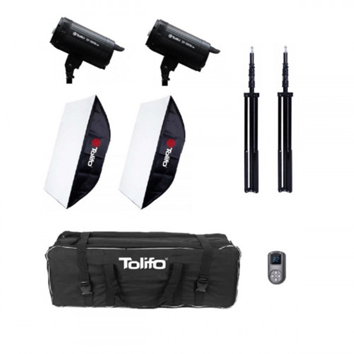Tolifo EF-100W Led Video Işığı 2'li Kit