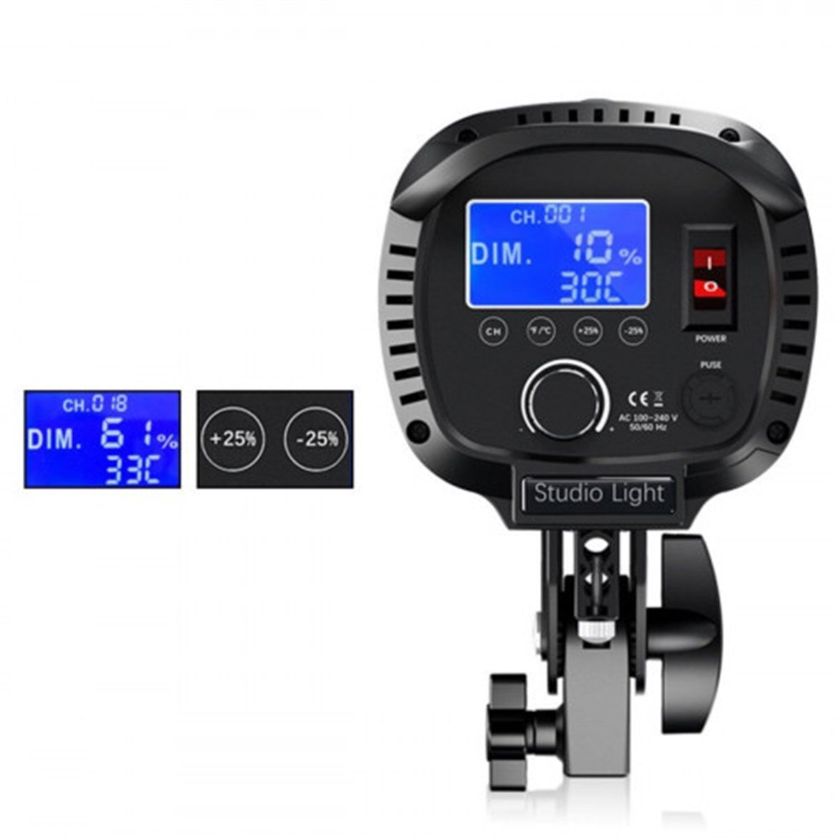 Tolifo EF-100W Led Video Işığı 2'li Kit