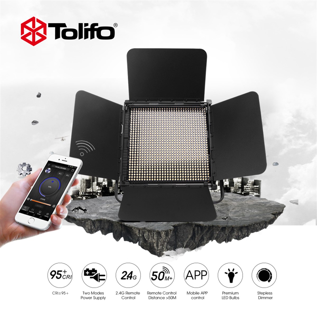 Tolifo GK-1024B Pro Video Işığı