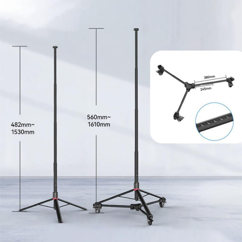 Ulanzi AT-03s Tripod & Dolly Stüdyo Seti - Çantalı 