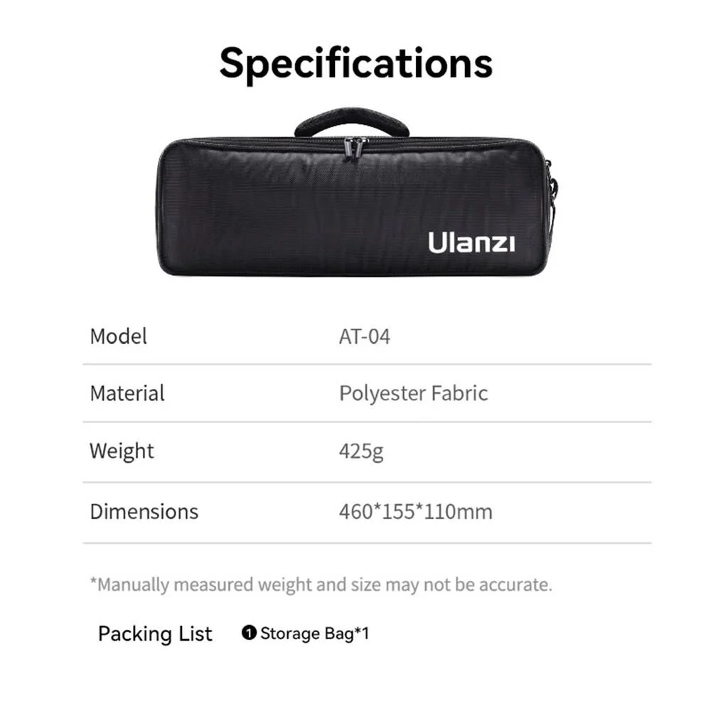 Ulanzi AT-04 Tripod ve Dolly Taşıma Çantası