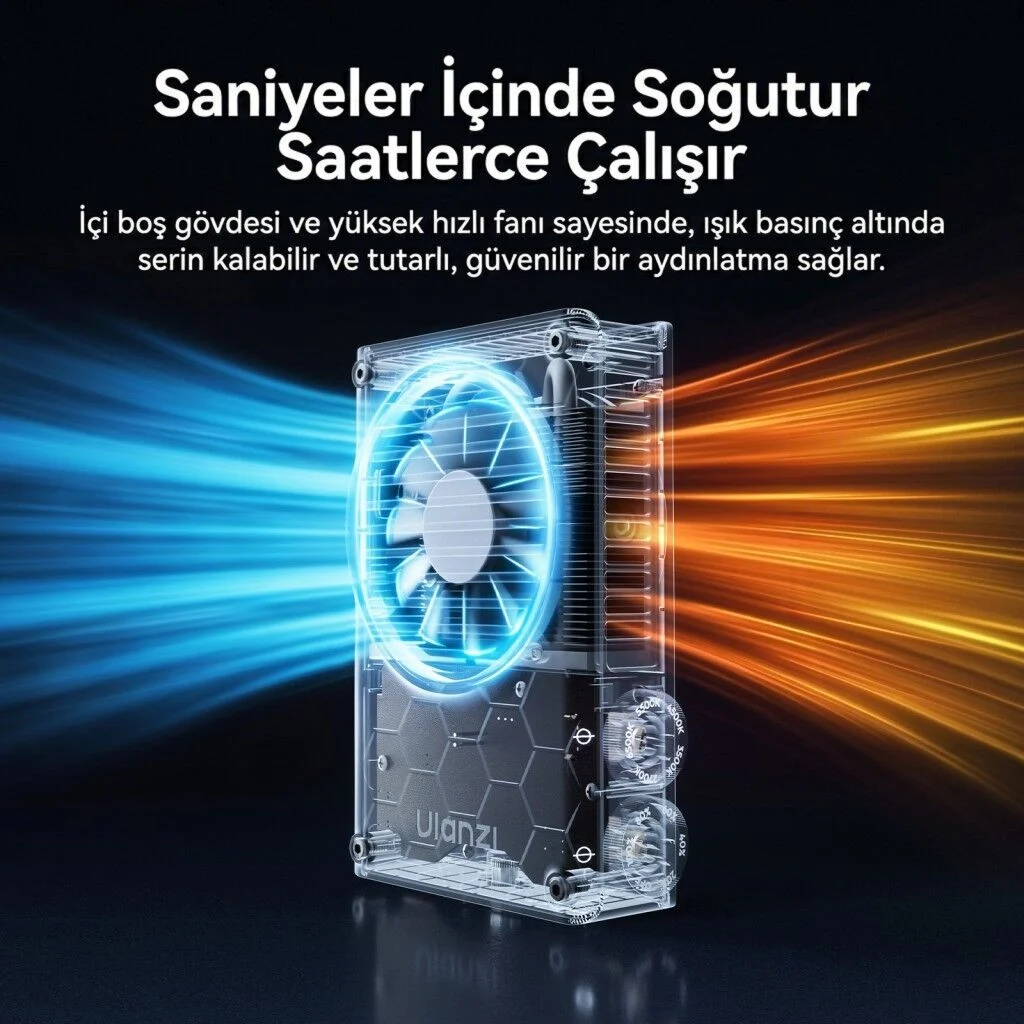 Ulanzi C01 100W COB Bi-Color LED Video Işığı Mini Bowens Condenser Lens - L252