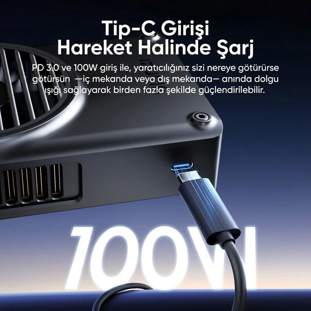Ulanzi C01 100W COB Bi-Color LED Video Işığı Mini Bowens Condenser Lens - L252