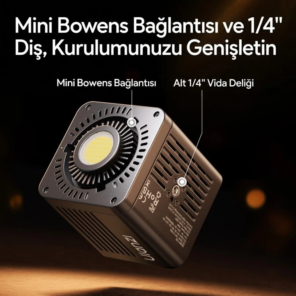 Ulanzi C60 60W Bi-Color COB LED Video Işığı - L269