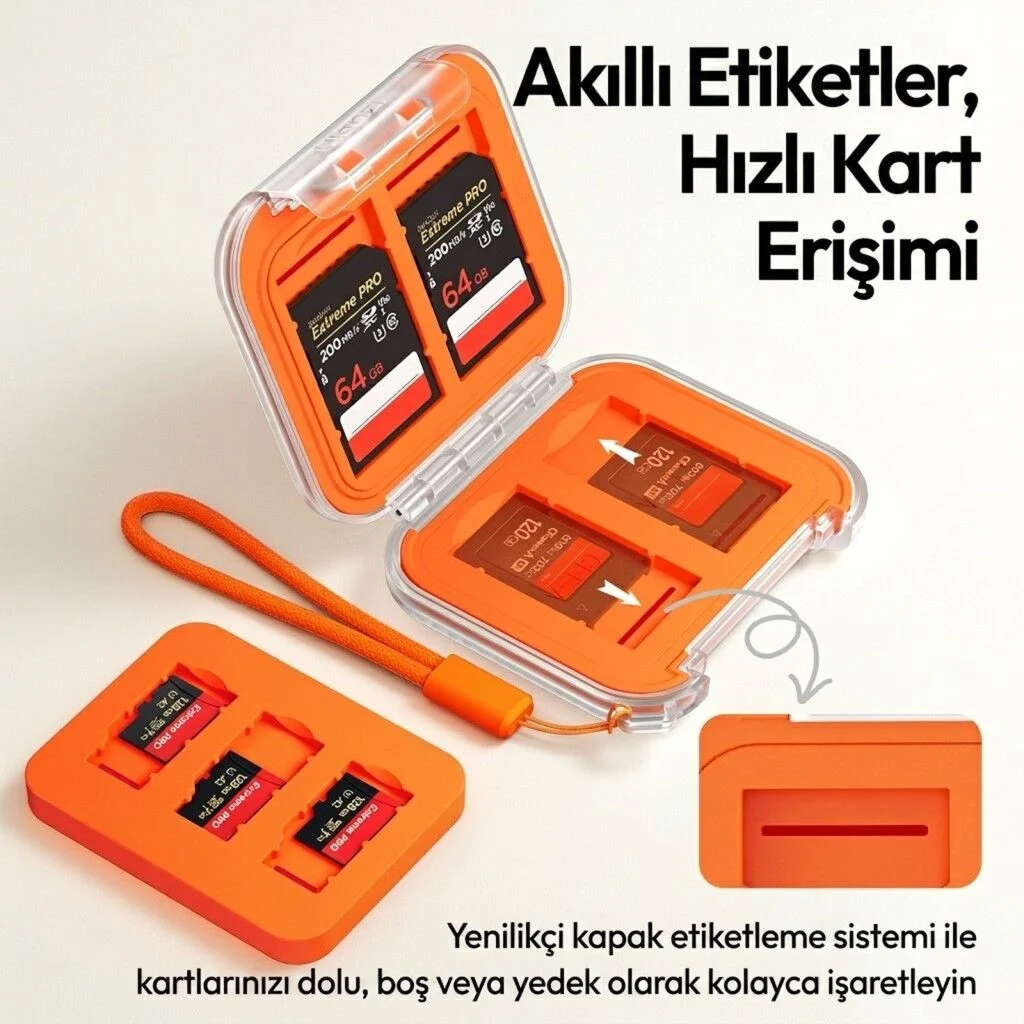 Ulanzi CC01 Mini SD TF CFexpress Hafıza Kartı Saklama Kutusu - C055