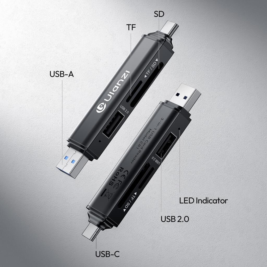 Ulanzi CR1 3-in-1 Card Reader - X117