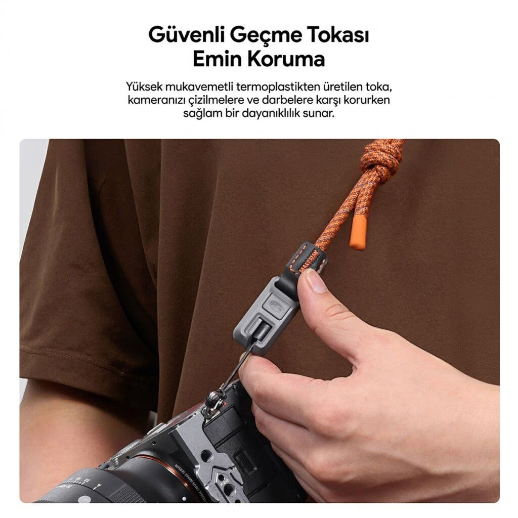 Ulanzi CSS2 U-Snap Lite Kamera Omuz Askısı Twilight Orange Turuncu - B201