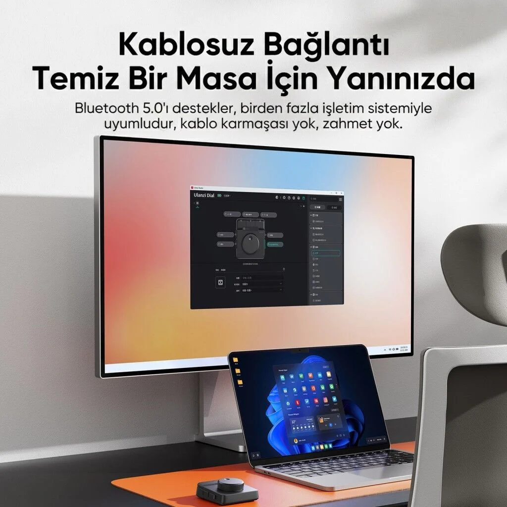 Ulanzi D100H Dial Video Editing Controller Düzenleme Kontrolcüsü - I003
