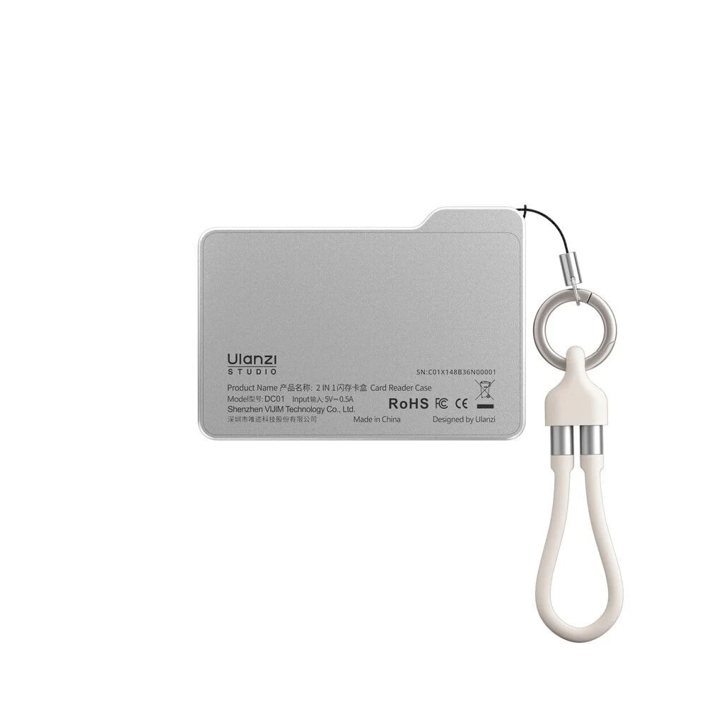 Ulanzi DC01 2 in 1 Taşınabilir SD Hafıza Kartı Saklama Kutusu Siyah - X148