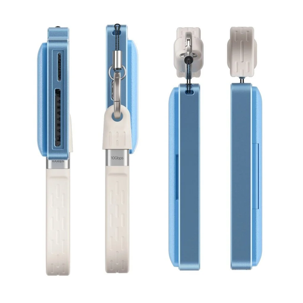 Ulanzi DC01 2 in 1 Taşınabilir SD Hafıza Kartı Saklama Kutusu Mavi - X149