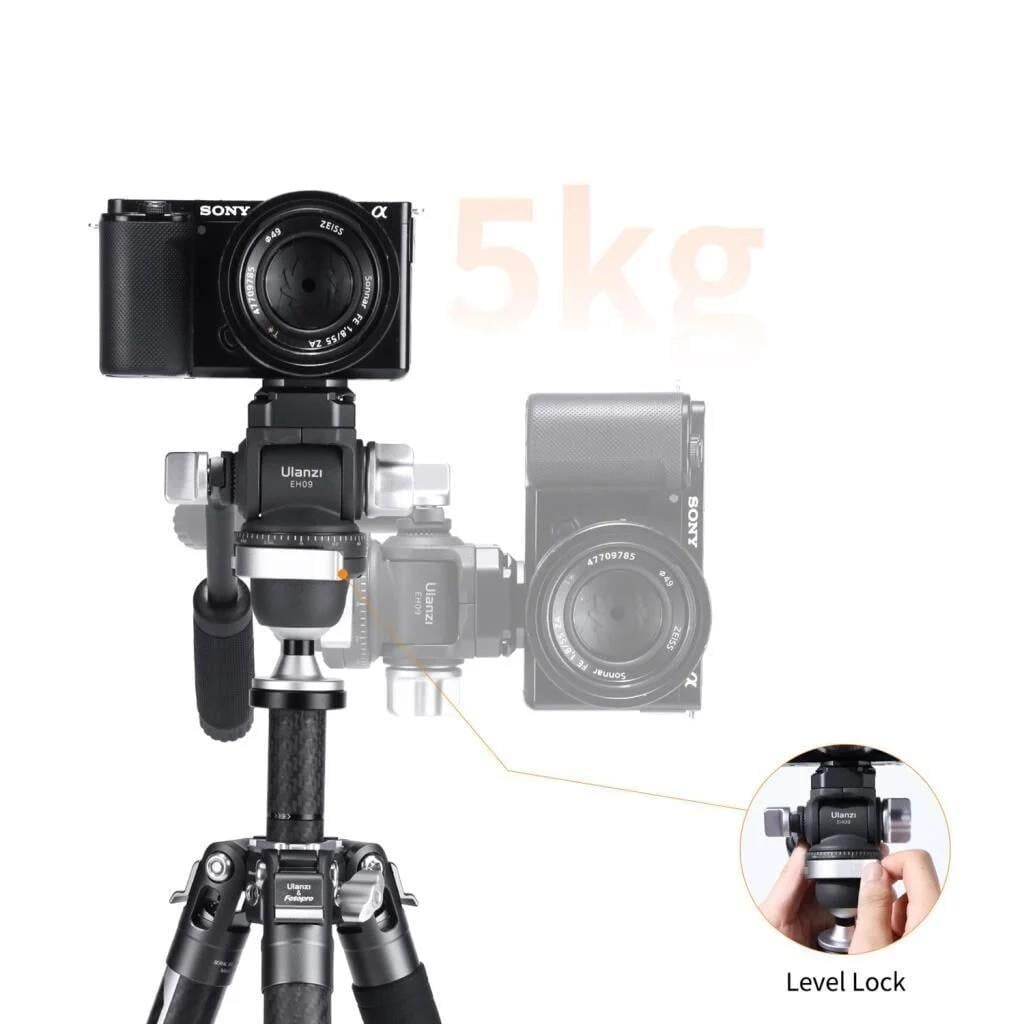 Ulanzi EH09 Inverted Ball Head Video Tripod Başlığı