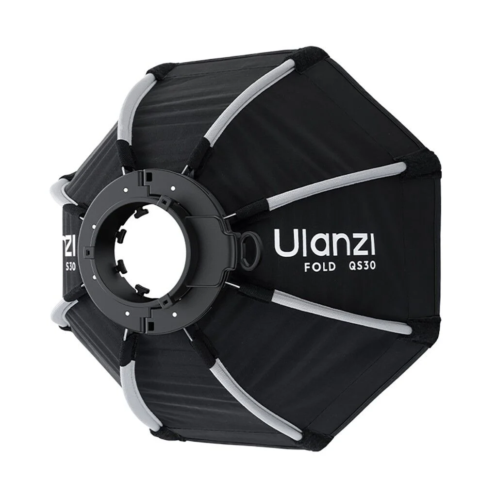 Ulanzi FOLD QS30 30cm Mini Bowens Mount Gridli Octagonal Softbox - L304