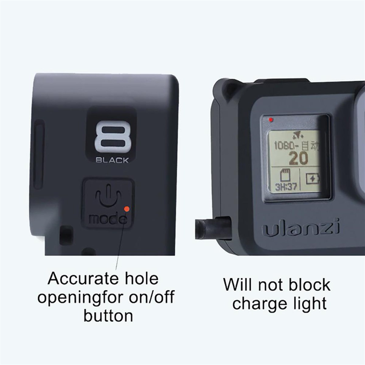 Ulanzi G8-3 Gopro Hero 8 Silikon Koruma Kılıfı