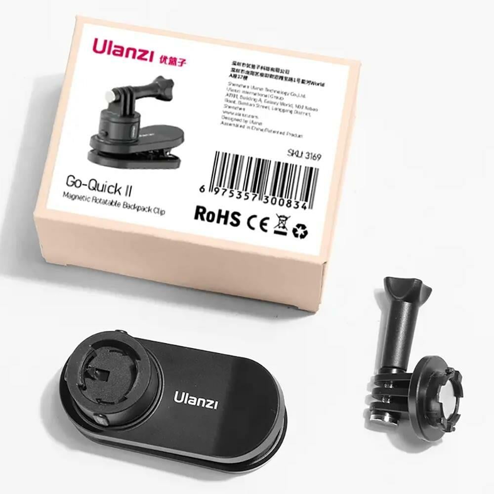Ulanzi Go-Quick II Manyetik Sırt Çantası Askı Klipsi