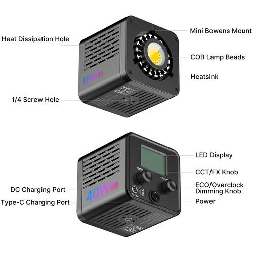 Ulanzi L024 40W RGB COB Video Light